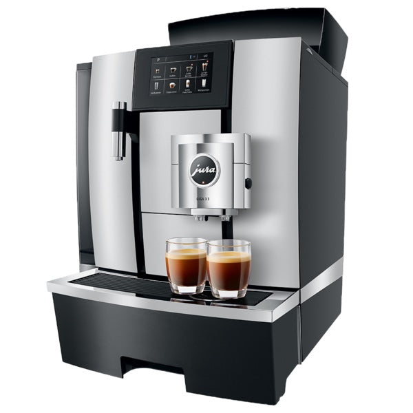 The Jura Giga X3 gen II is best suited for large offices that appreciate great coffee all day long. Fitted with a large 5L water tank to keep the coffee flowing all day long. 