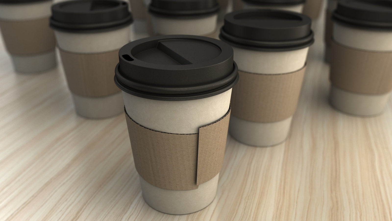 Takeaway Coffee Cups and Lids
