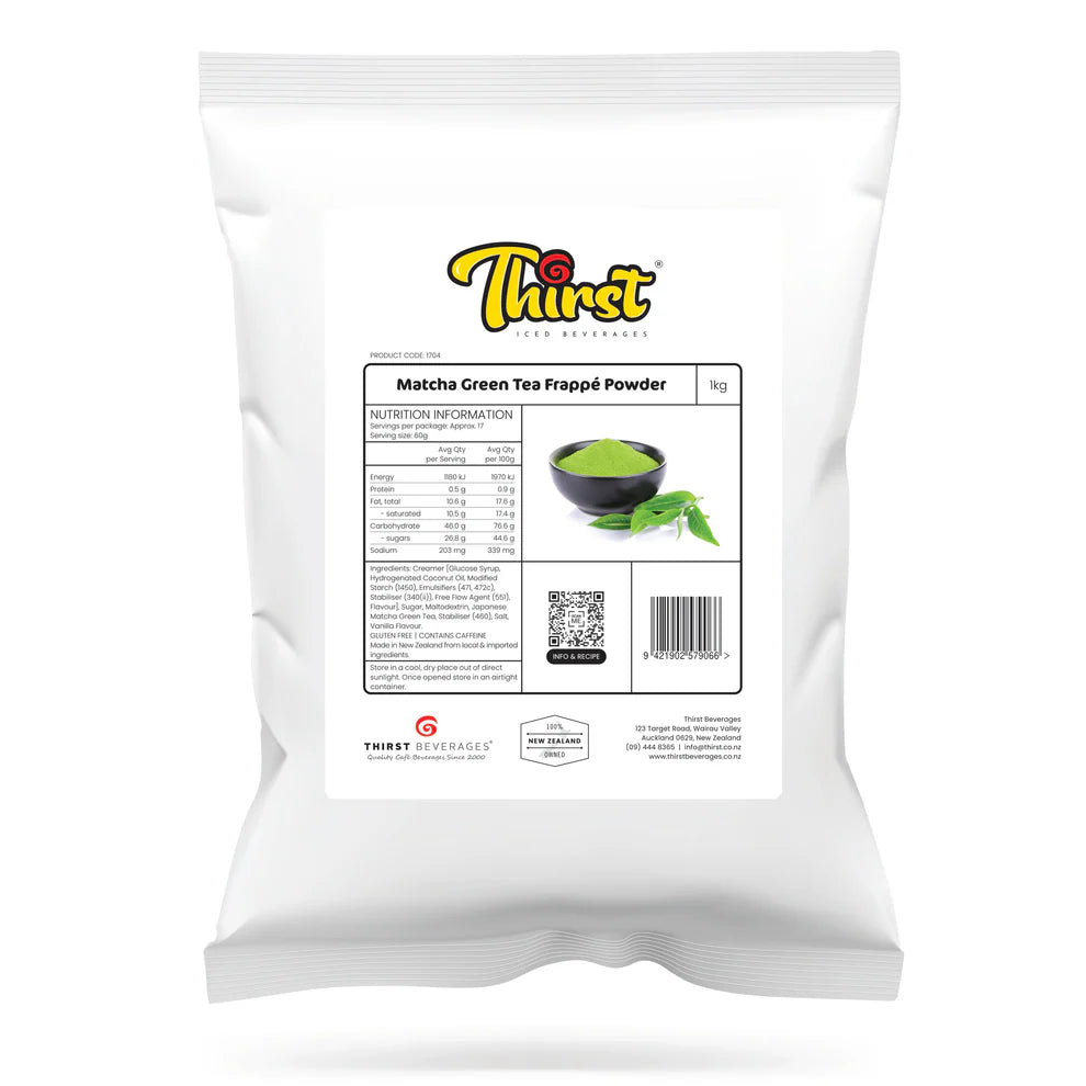 Matcha Green Tea Frappe Powder - 1kg