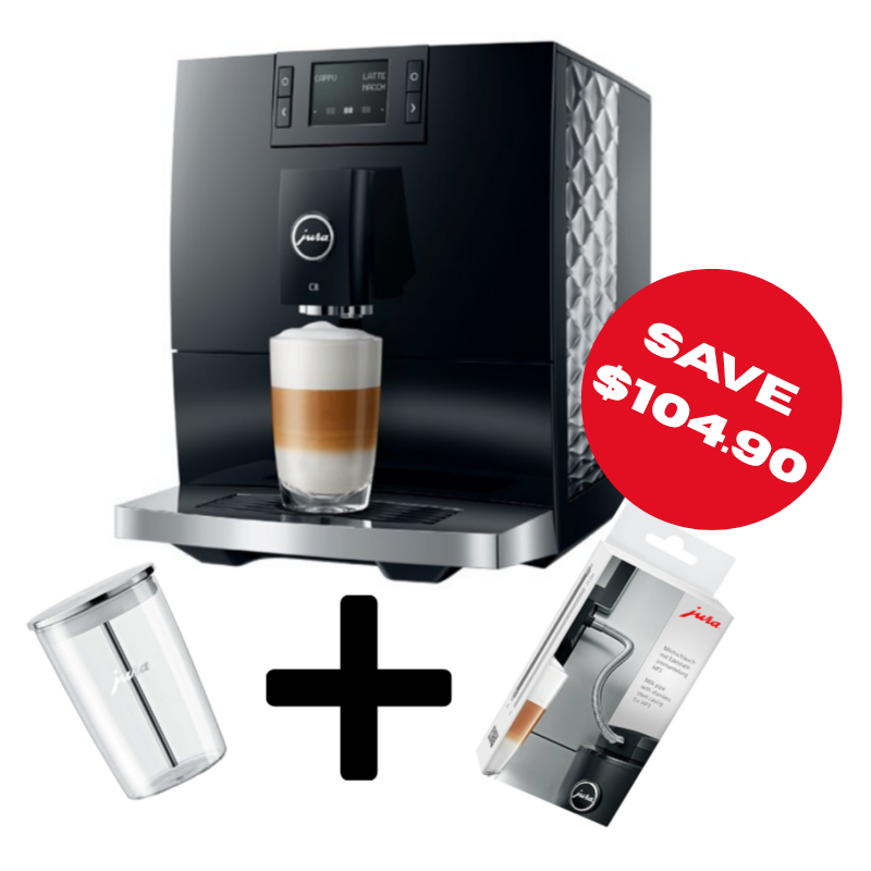 Jura C8 Coffee Machine + Milk System Bundle