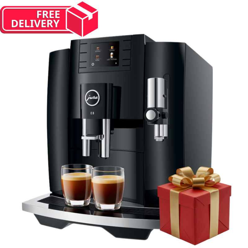 Jura E8 Christmas Bundle – includes a Gift  + Free Shipping