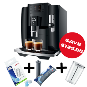 Jura E8 Coffee Machine + Starter Pack Bundle