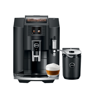 Jura E8 Automatic Coffee Machine and FREE Milk Cooler