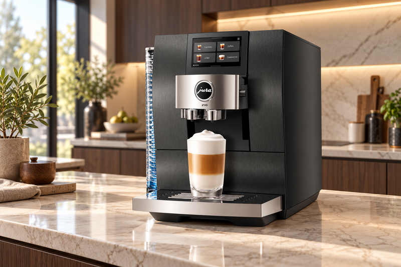 JURA Z10 Automatic Coffee Machine - Aluminium Black