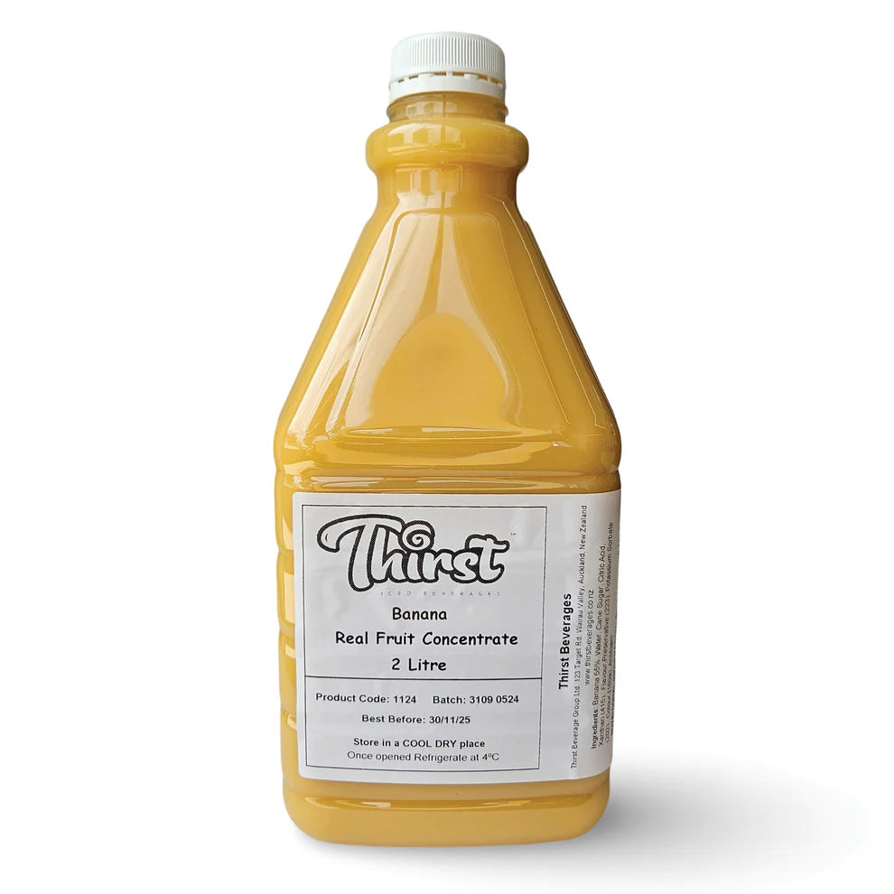 Banana Smoothie Fruit Concentrate - 2L