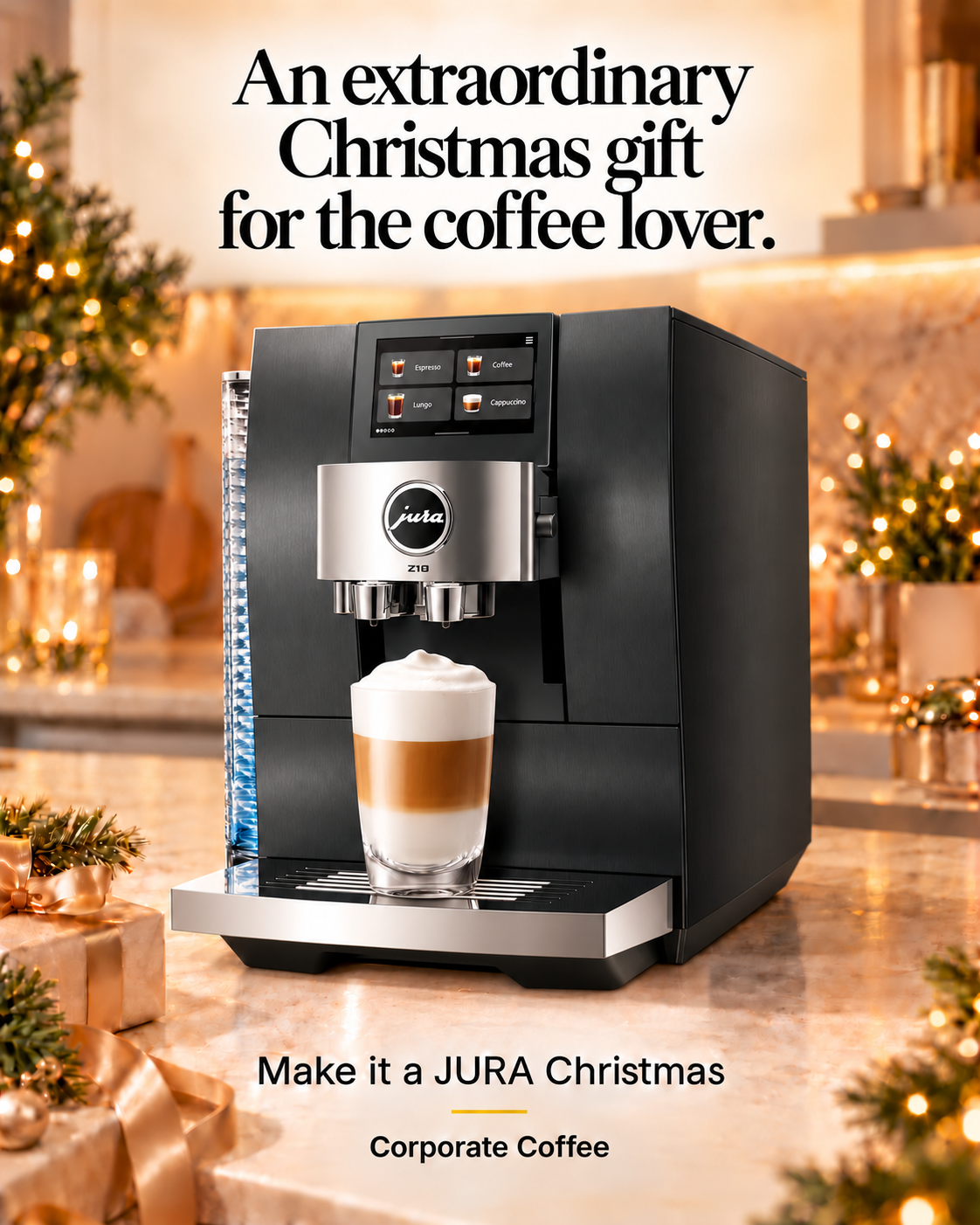JURA Z10 Automatic Coffee Machine - Aluminium Black