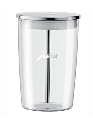 Glass container for milk. Fits all Jura coffee machines 