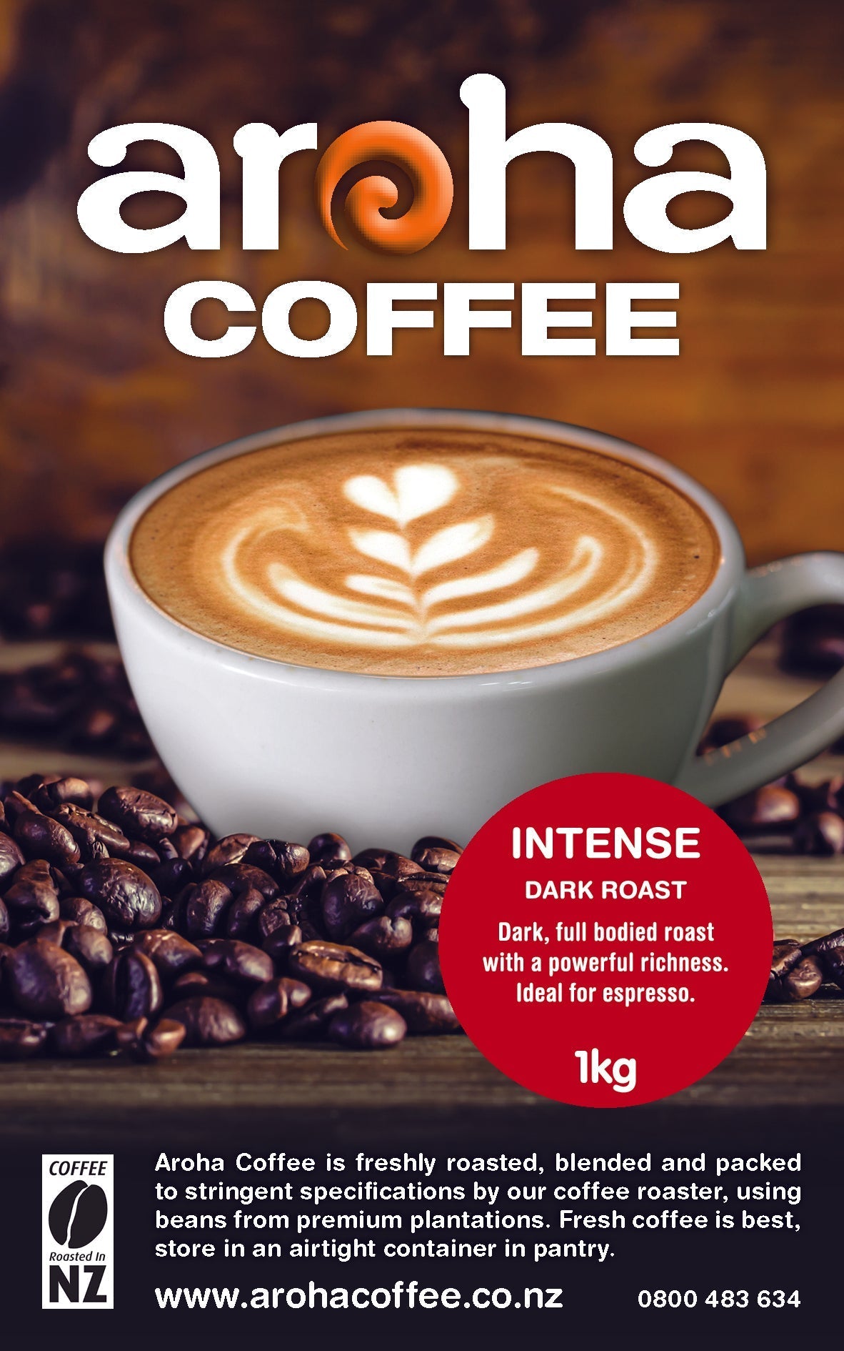 A closer look at Intense Coffee Beans